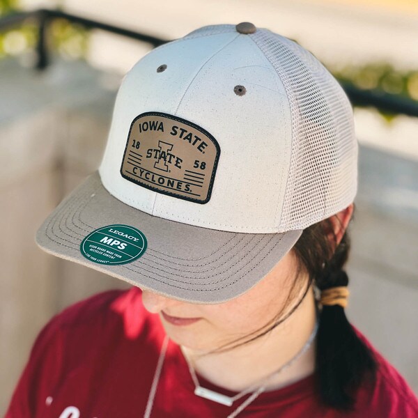Legacy Iowa State I-State 1858 Cyclones Patch Stone Structured Trucker Hat